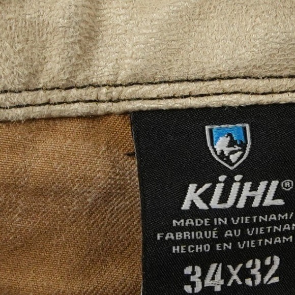 Kuhl Rydr Pants Mens 34x32 Vintage Patina Dye Brown Rugged Workwear 5016 - Picture 10 of 16